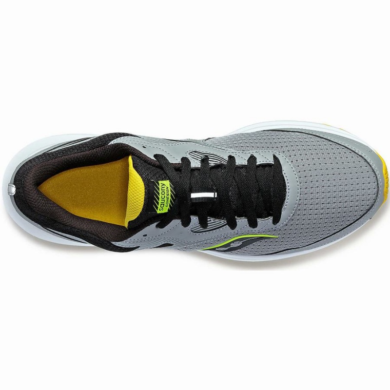 Grey / Yellow Saucony Cohesion 16 Men's Walking Shoes | Philippines S09751-U10