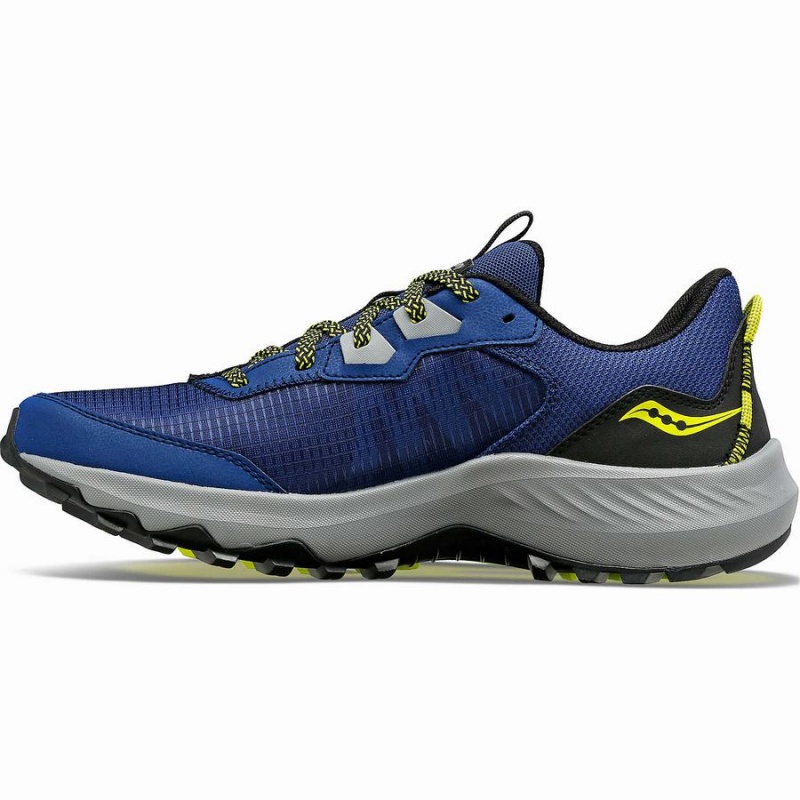 Indigo / Black Saucony Aura TR Men's Running Shoes | Philippines S94750-R38