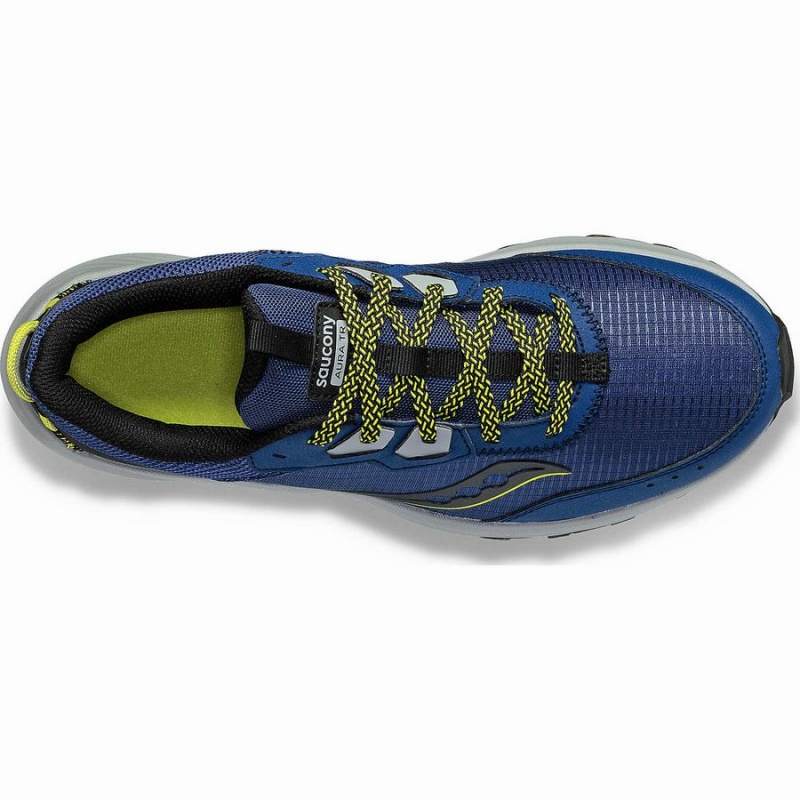 Indigo / Black Saucony Aura TR Men's Running Shoes | Philippines S94750-R38