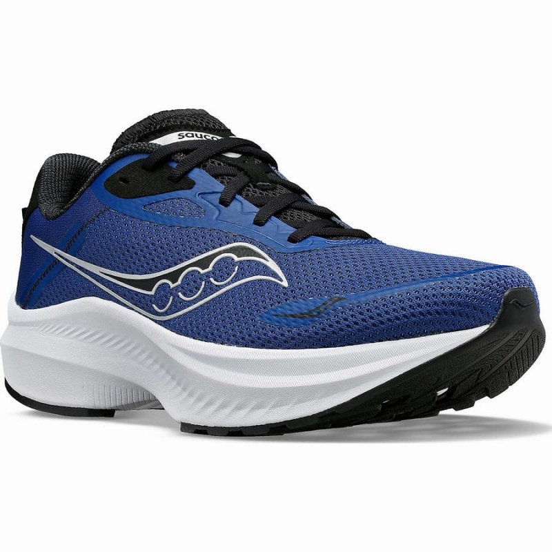 Indigo / Black Saucony Axon 3 Men's Running Shoes | Philippines S26439-K07