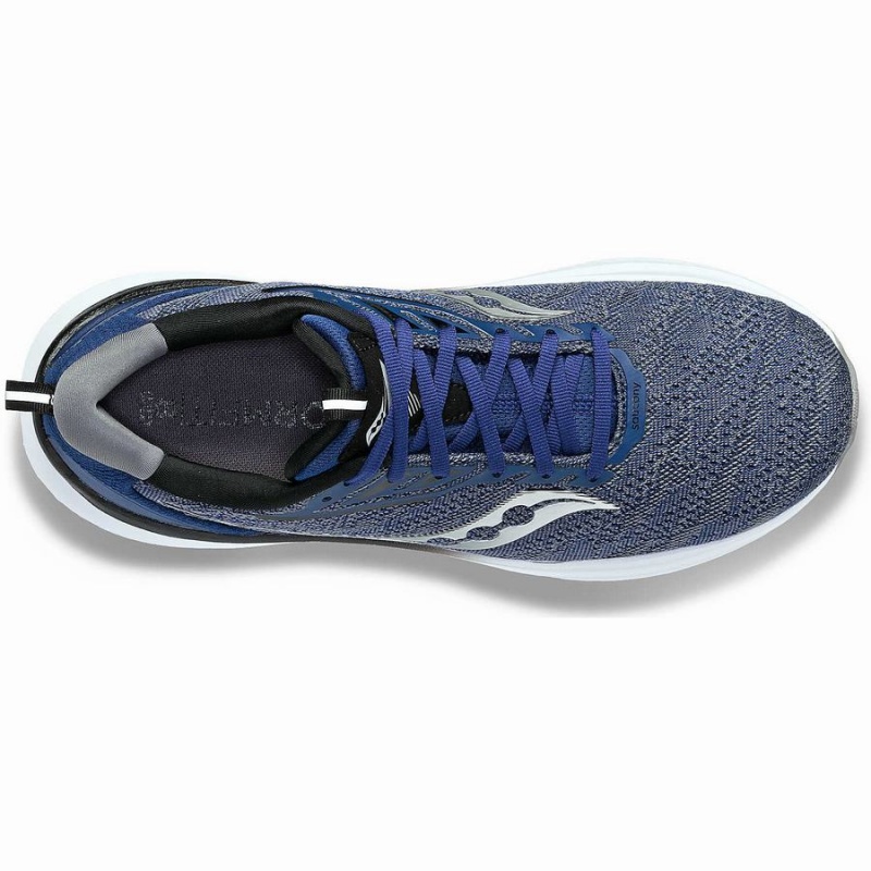 Indigo / Black Saucony Echelon 9 Wide Men's Running Shoes | Philippines S29807-B37