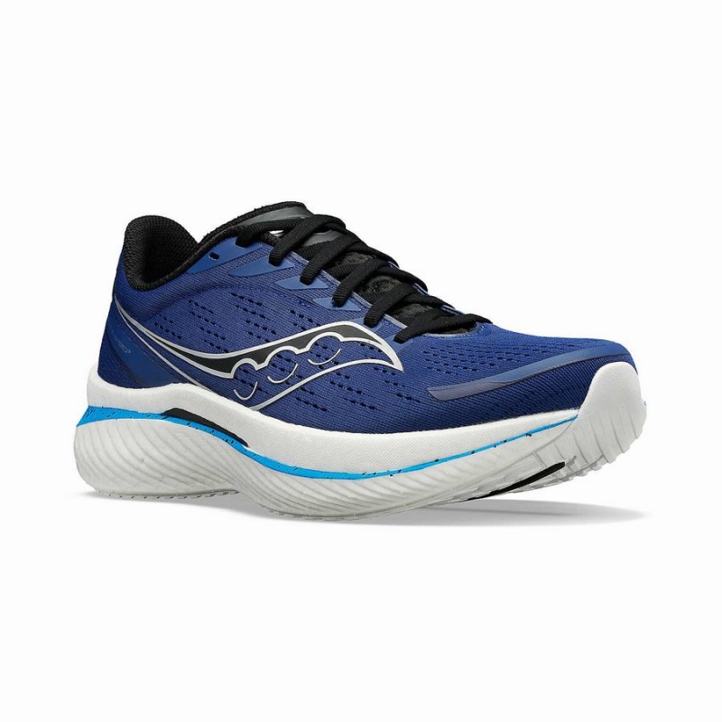 Indigo / Black Saucony Endorphin Speed 3 Men's Running Shoes | Philippines S65987-T60