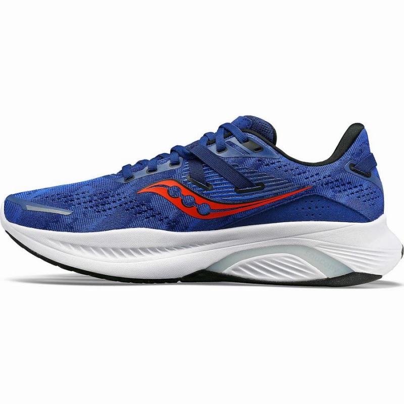 Indigo / Black Saucony Guide 16 Men's Running Shoes | Philippines S60742-S17