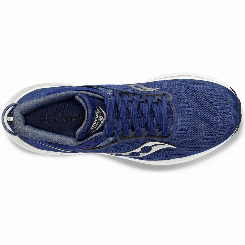 Indigo / Black Saucony Triumph 21 Men's Running Shoes | Philippines S35427-H06