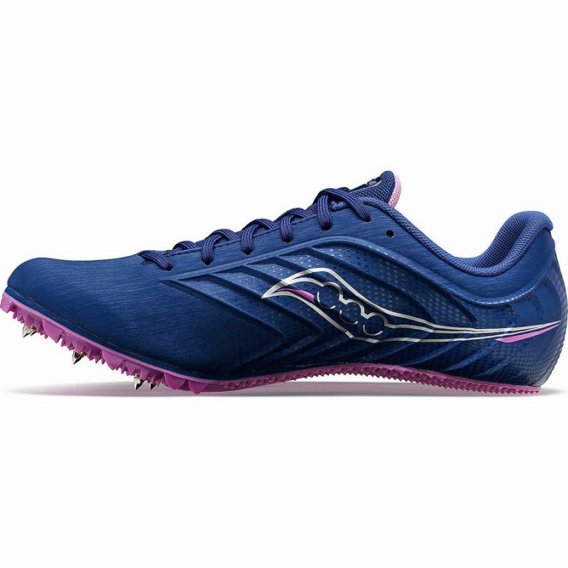 Indigo / Purple Saucony Spitfire 5 Women's Track Spikes | Philippines S06179-J12