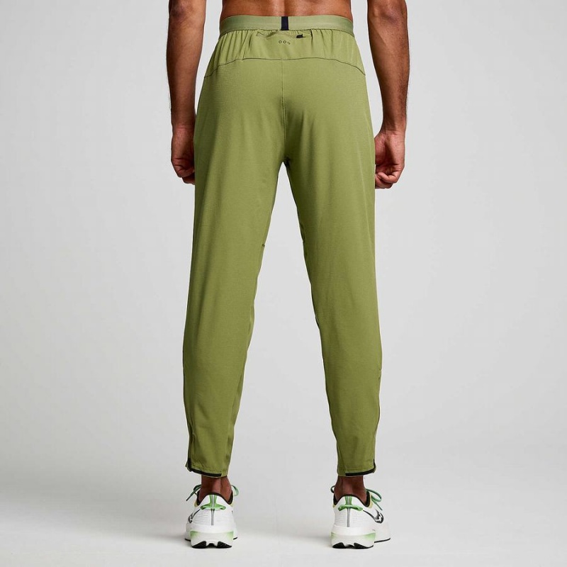 Khaki Saucony Boston Woven Men's Pants | Philippines S41856-D80