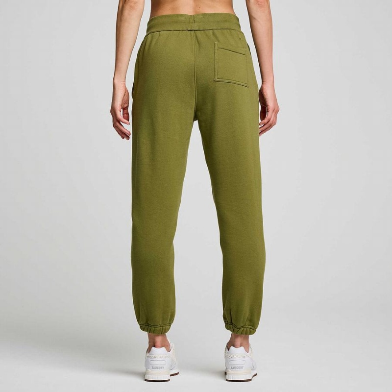 Khaki Saucony Recovery Men's Sweatpants | Philippines S14605-M72