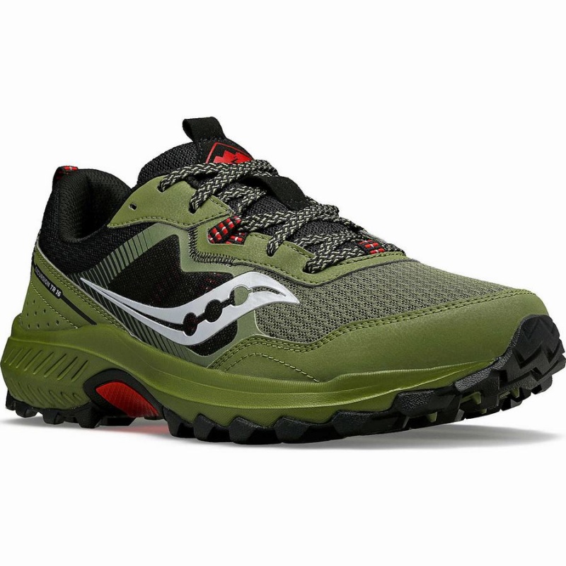 Khaki / Black Saucony Excursion TR16 Men's Trail Running Shoes | Philippines S17836-X01