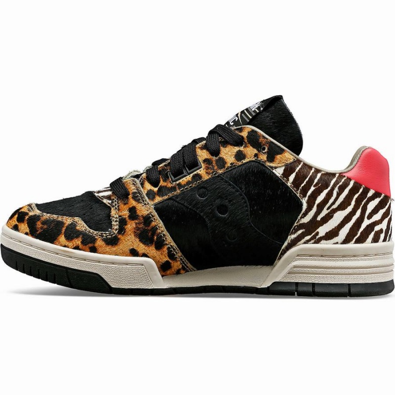 Leopard / Pink Saucony Spot-Bilt™ Sonic Low Women's Sneakers | Philippines S16475-Z10