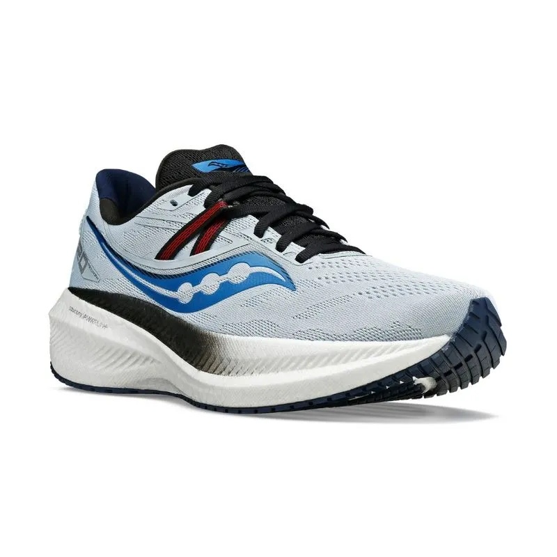 Light Blue / Black Saucony Triumph 20 Men's Running Shoes | Philippines S23701-E76