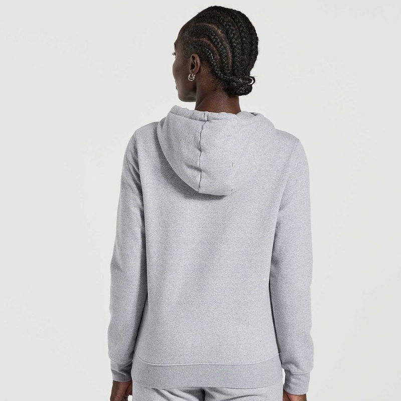 Light Grey Saucony Rested Women's Hoodie | Philippines S87923-Y15