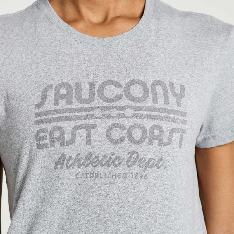 Light Grey Saucony Rested Women's T Shirts | Philippines S02715-C29