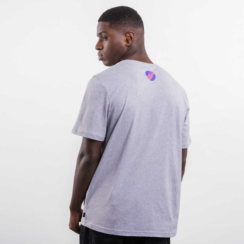 Light Grey Saucony X Frank Cooke Rested Men's T Shirts | Philippines S73218-D36