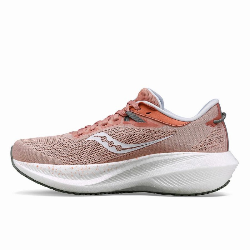 Lotus / Bough Saucony Triumph 21 Wide Women's Running Shoes | Philippines S20756-H75