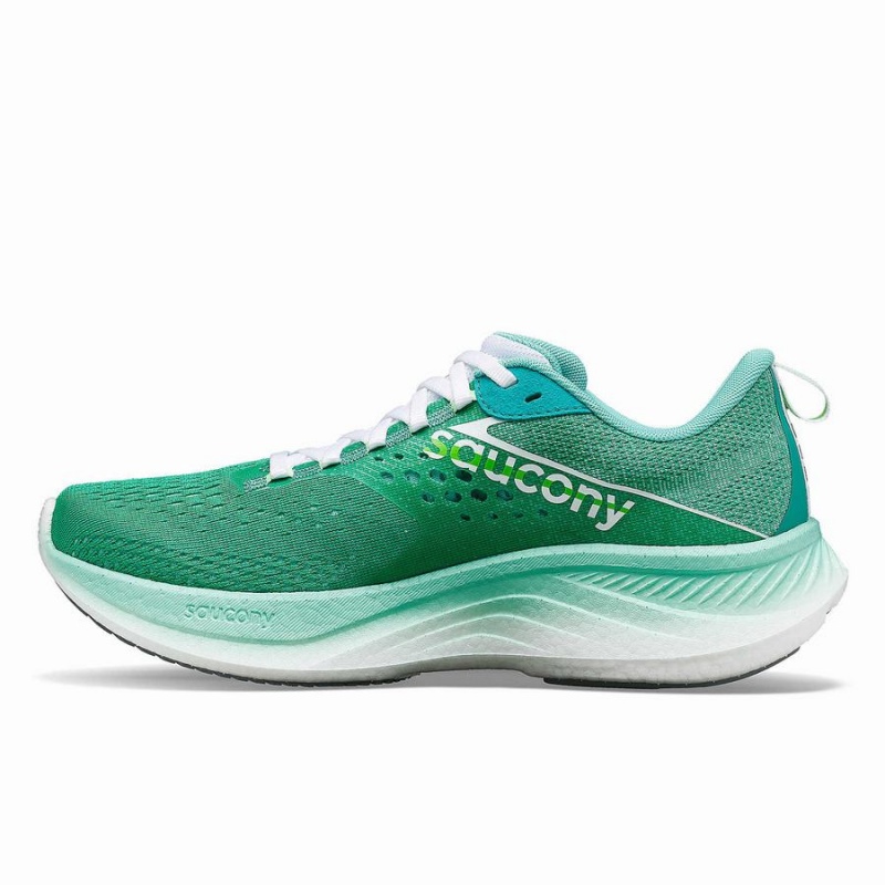 Mint / White Saucony Ride 17 Women's Running Shoes | Philippines S10724-J23