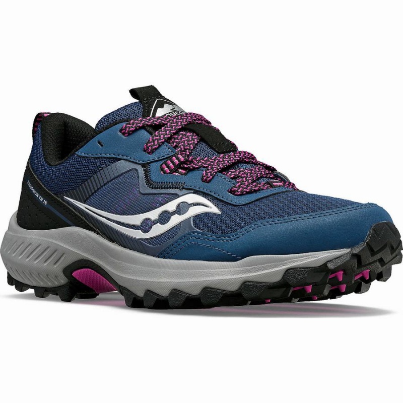 Navy Saucony Excursion TR16 Women's Trail Running Shoes | Philippines S95283-X25