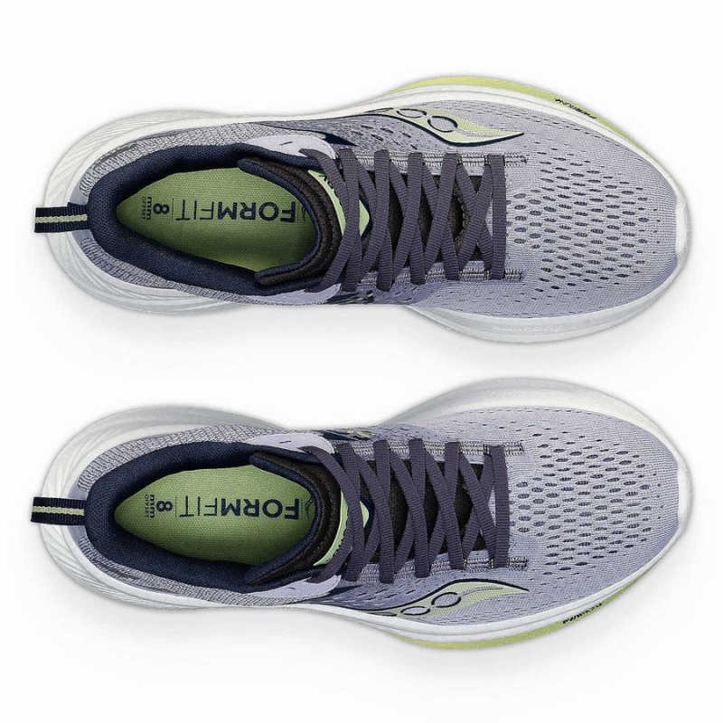 Navy Saucony Ride 17 Wide Women's Running Shoes | Philippines S12963-X84