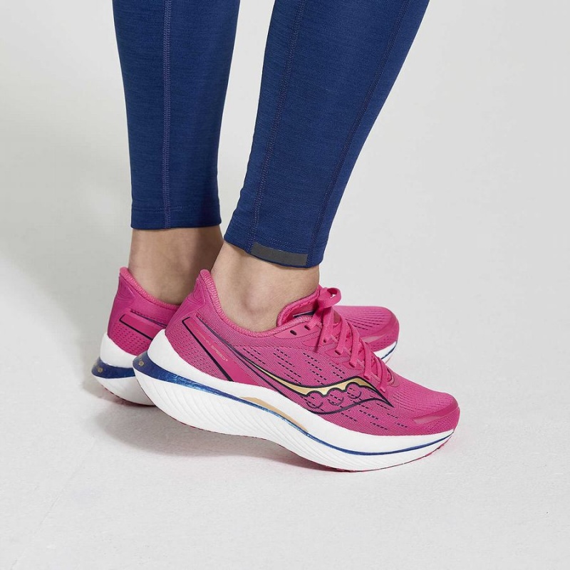 Navy Saucony Solstice Women's Tight | Philippines S05297-Q62