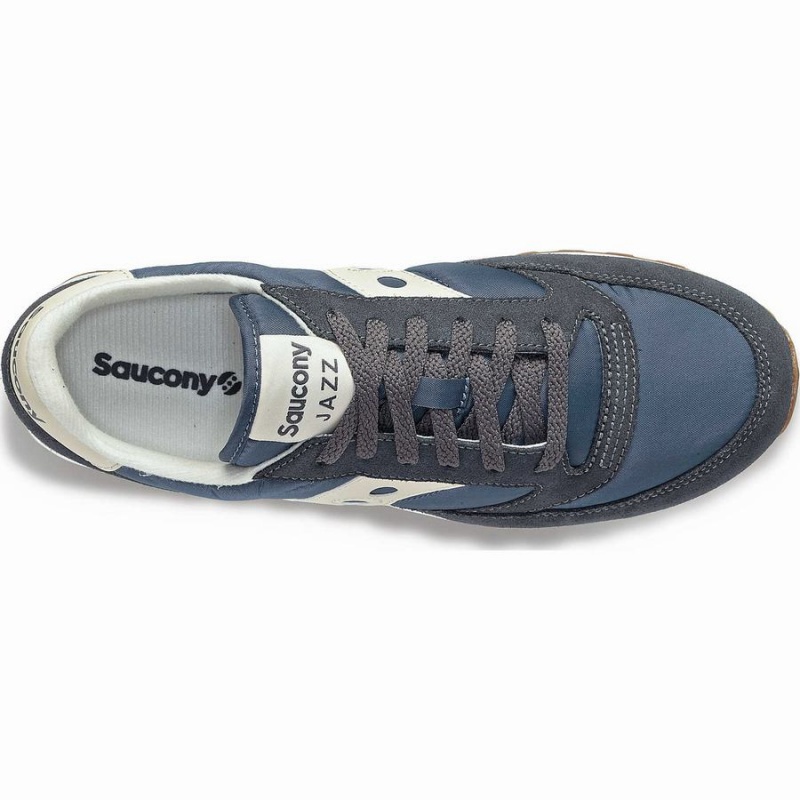 Navy / Cream Saucony Jazz Original Men's Sneakers | Philippines S17820-X68