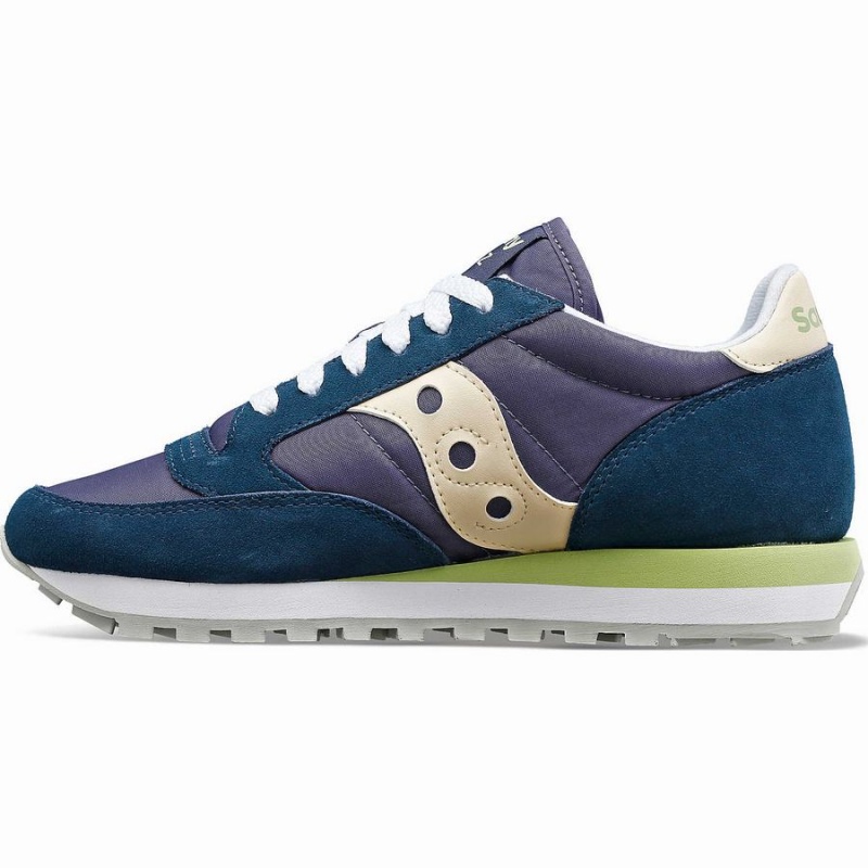 Navy / Cream Saucony Jazz Original Women's Sneakers | Philippines S56327-X57