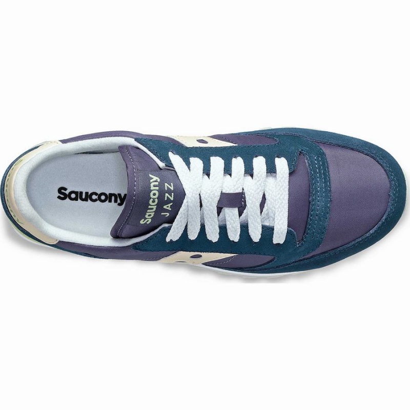 Navy / Cream Saucony Jazz Original Women's Sneakers | Philippines S56327-X57