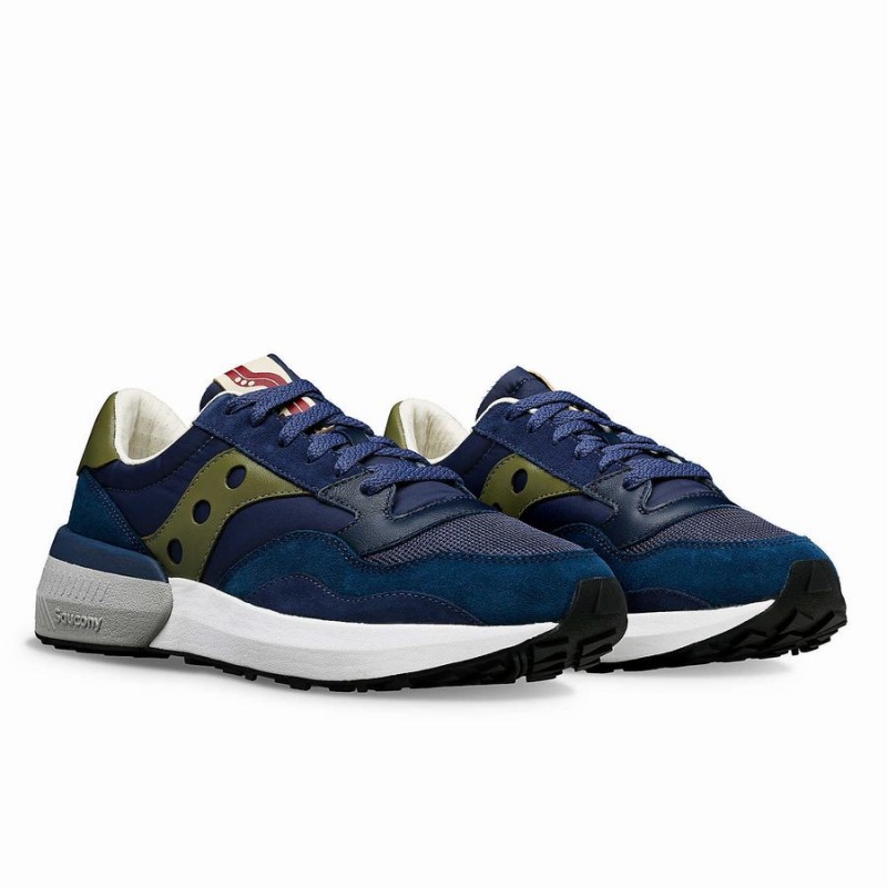 Navy / Green Saucony Jazz NXT Men's Sneakers | Philippines S45283-X51