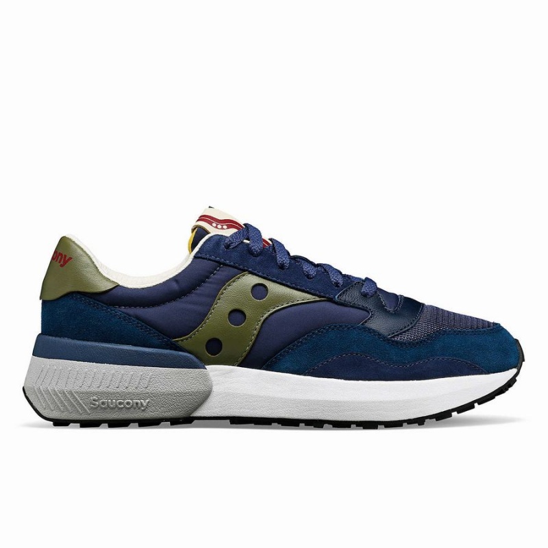 Navy / Green Saucony Jazz NXT Men\'s Sneakers | Philippines S45283-X51