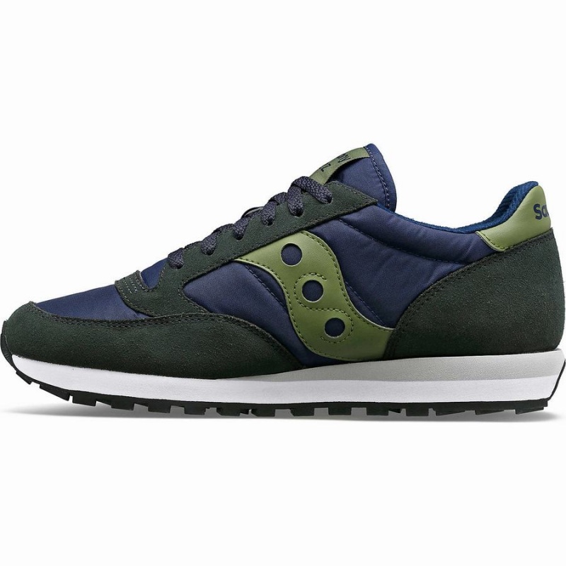 Navy / Green Saucony Jazz Original Men's Sneakers | Philippines S62389-Z75