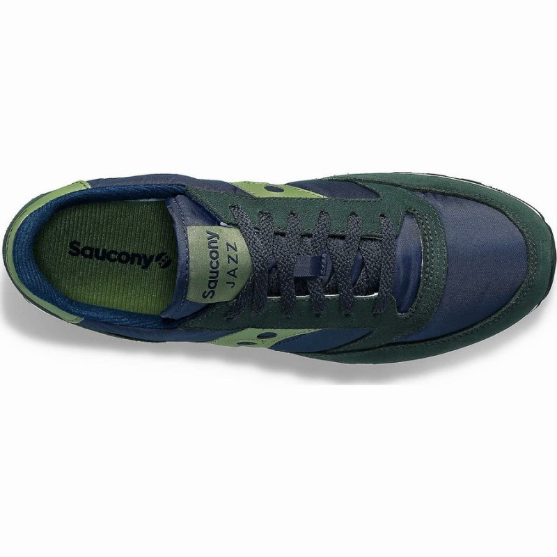 Navy / Green Saucony Jazz Original Men's Sneakers | Philippines S62389-Z75