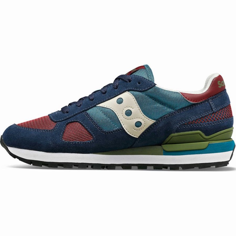 Navy / Green Saucony Shadow Original Men's Sneakers | Philippines S58734-J13