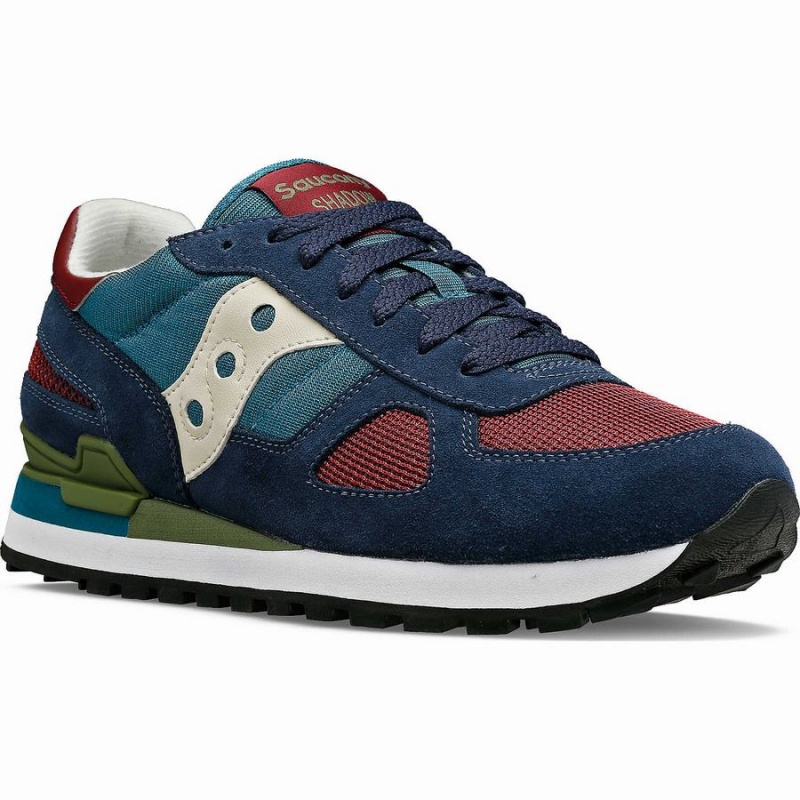 Navy / Green Saucony Shadow Original Men's Sneakers | Philippines S58734-J13