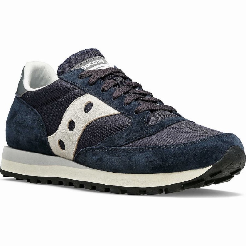 Navy / Grey Saucony Jazz 81 Men's Sneakers | Philippines S72439-R91