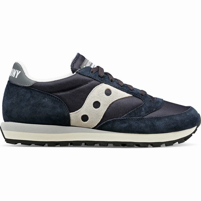 Navy / Grey Saucony Jazz 81 Men\'s Sneakers | Philippines S72439-R91