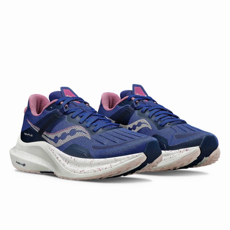 Navy / Purple Saucony Tempus Women's Running Shoes | Philippines S23076-T29