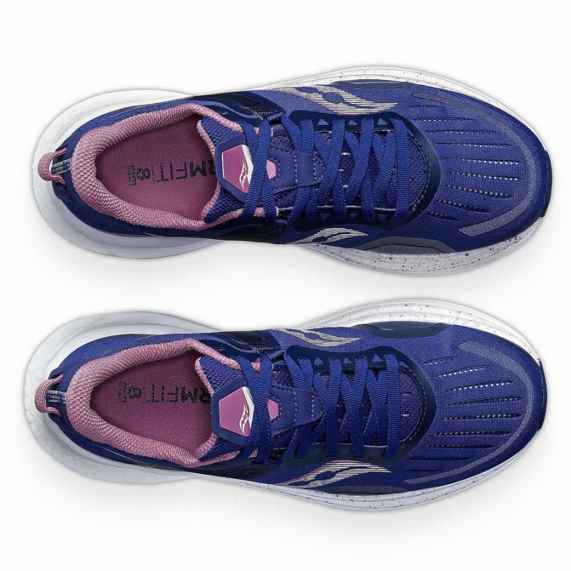 Navy / Purple Saucony Tempus Women's Running Shoes | Philippines S23076-T29