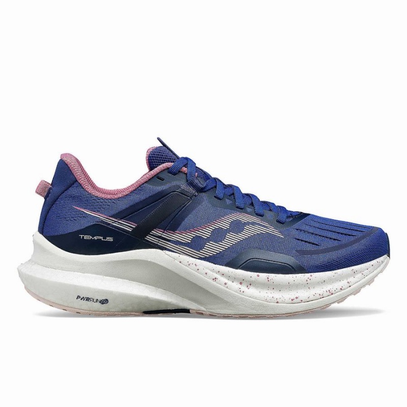 Navy / Purple Saucony Tempus Women\'s Running Shoes | Philippines S23076-T29