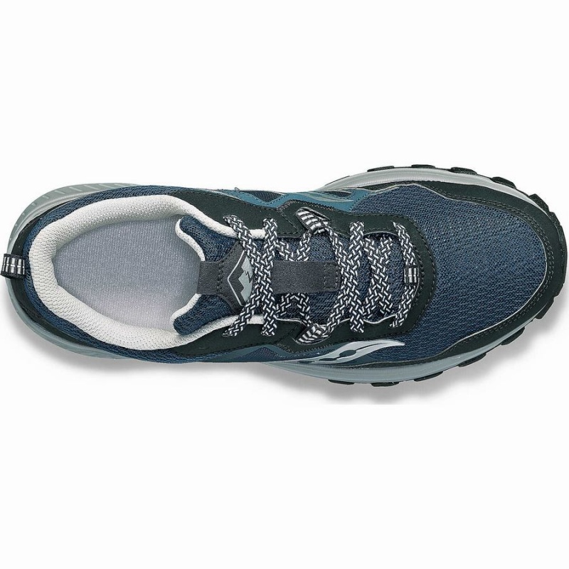 Navy / Silver Saucony Excursion TR16 Men's Trail Running Shoes | Philippines S02948-U63