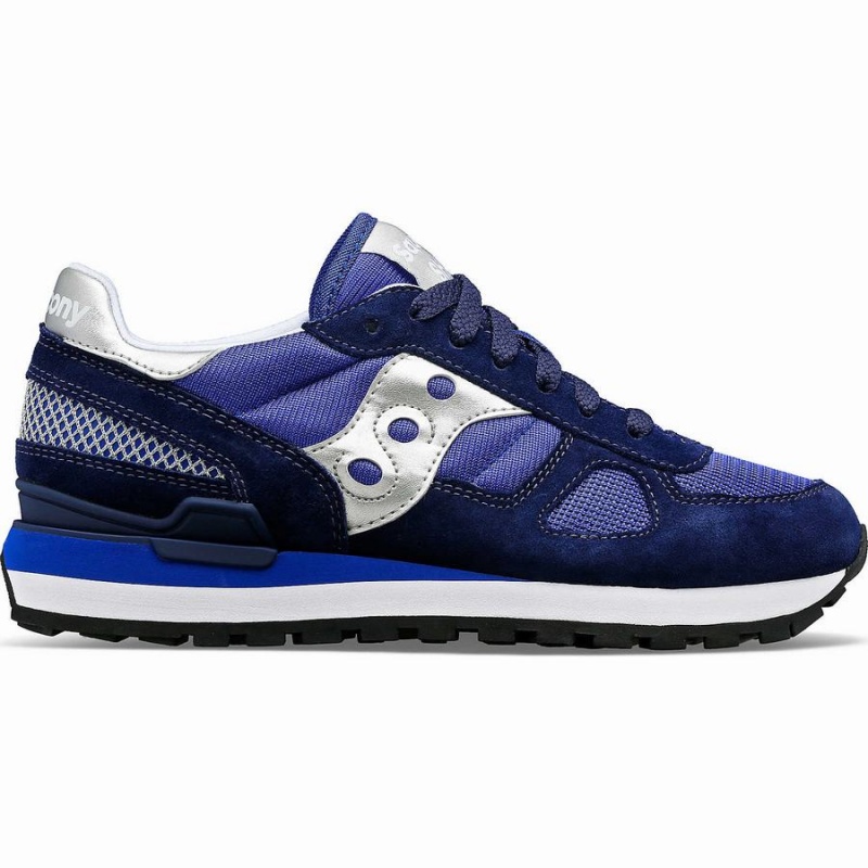 Navy / Silver Saucony Shadow Original Women\'s Sneakers | Philippines S21463-V38