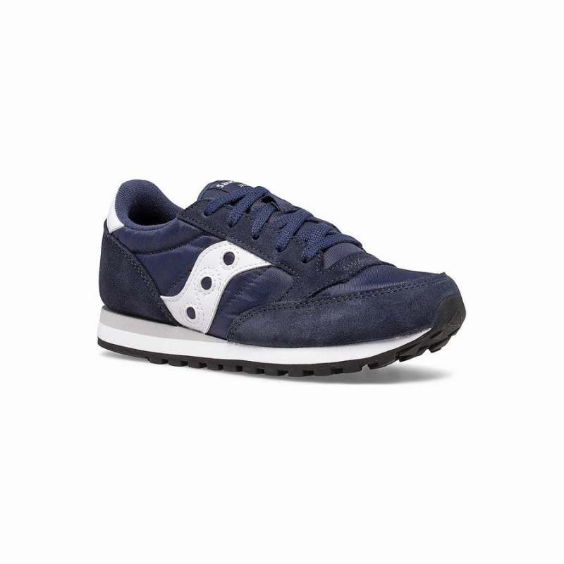 Navy / White Saucony Jazz Original Kids' Sneakers | Philippines S15867-H96