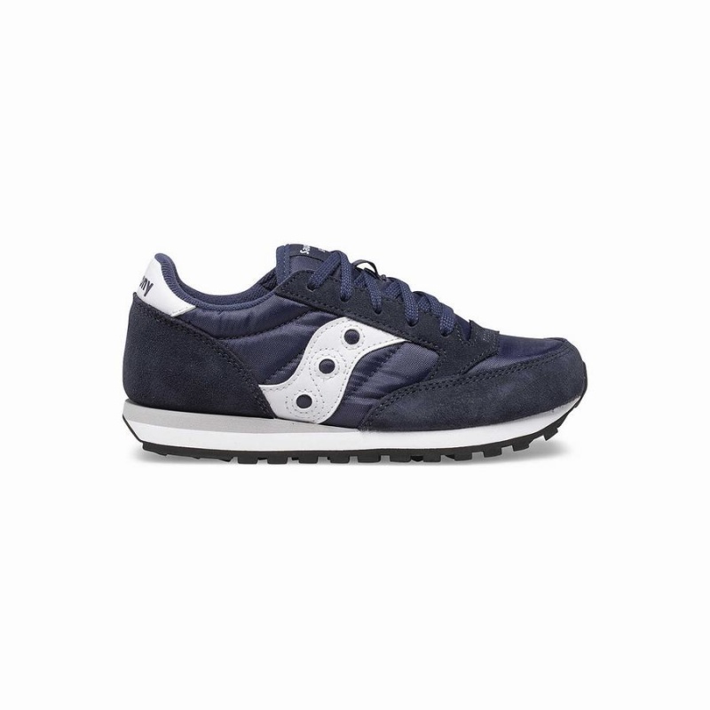 Navy / White Saucony Jazz Original Kids\' Sneakers | Philippines S15867-H96