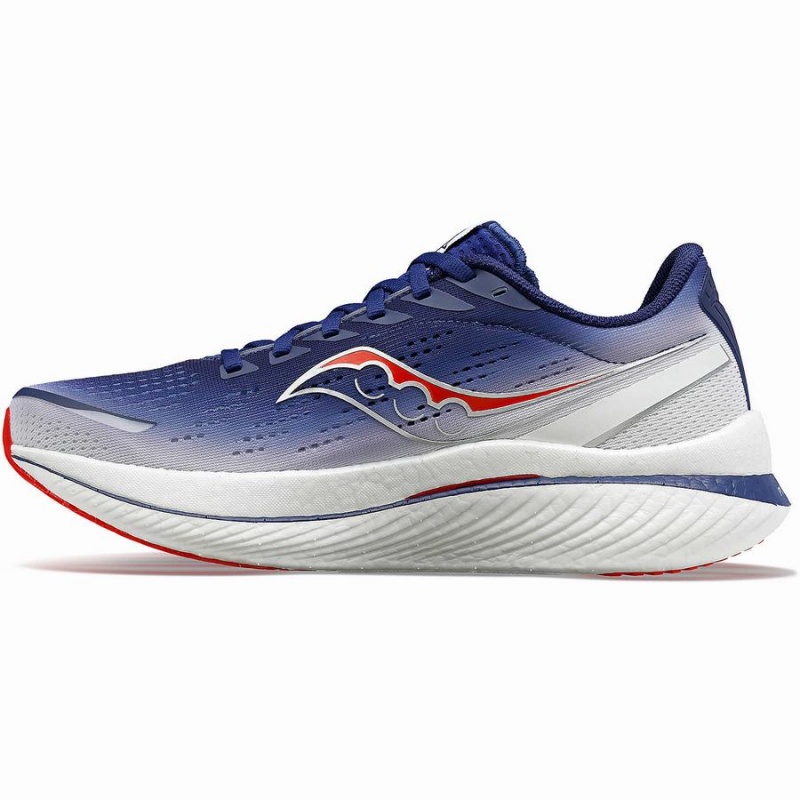 Navy / White Saucony London Endorphin Speed 3 Men's Running Shoes | Philippines S09847-H64