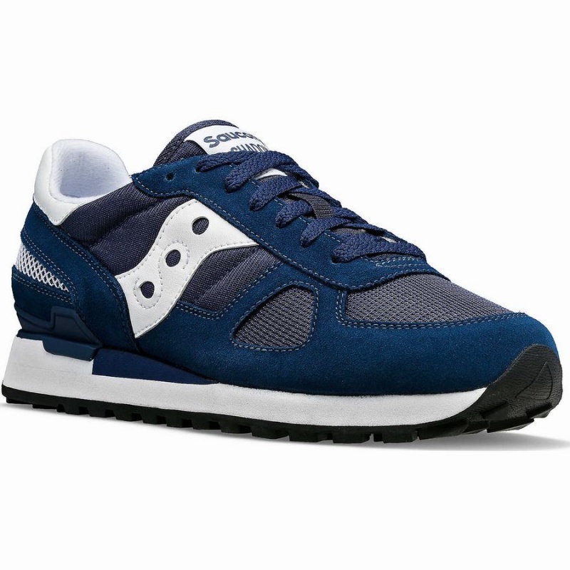 Navy / White Saucony Shadow Original Men's Sneakers | Philippines S05143-R87