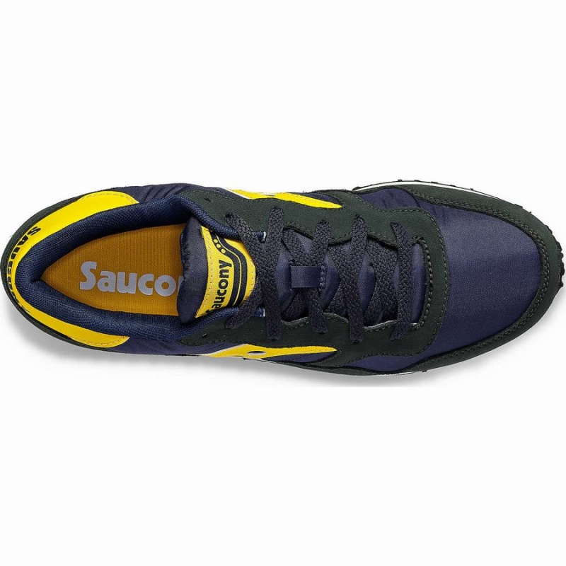 Navy / Yellow Saucony DXN Trainer Men's Sneakers | Philippines S02781-H01