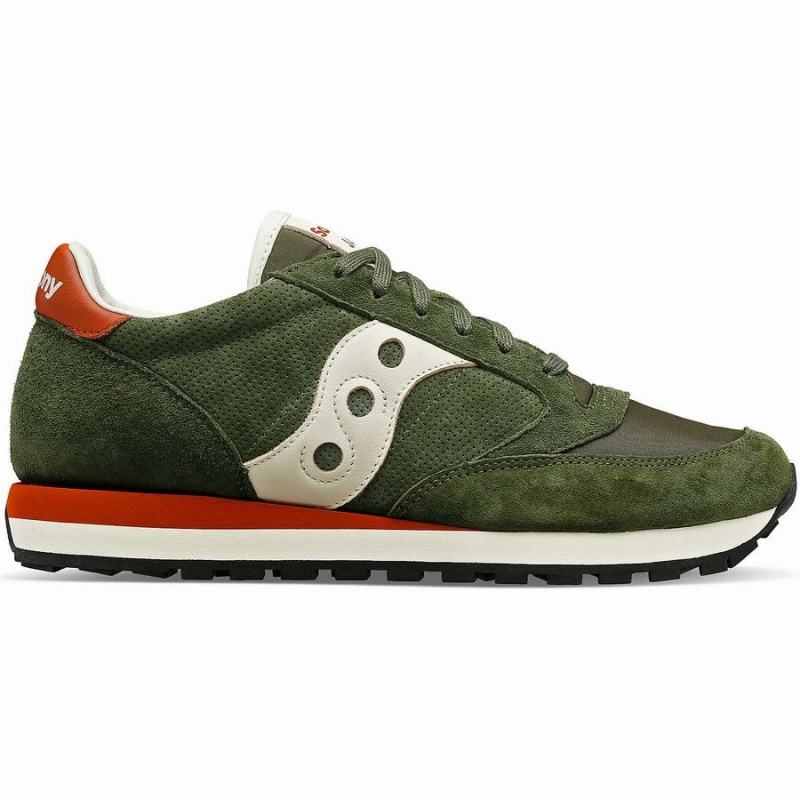 Olive Saucony Jazz Original Premium Women\'s Sneakers | Philippines S62041-N87