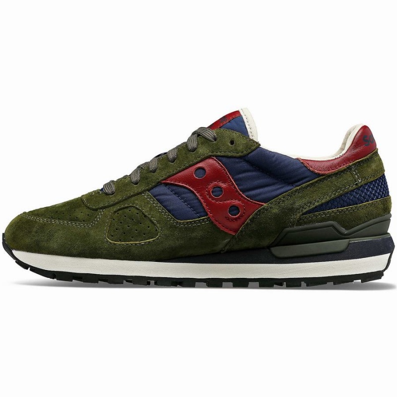 Olive / Navy Saucony Shadow Original Premium Men's Sneakers | Philippines S29486-A67