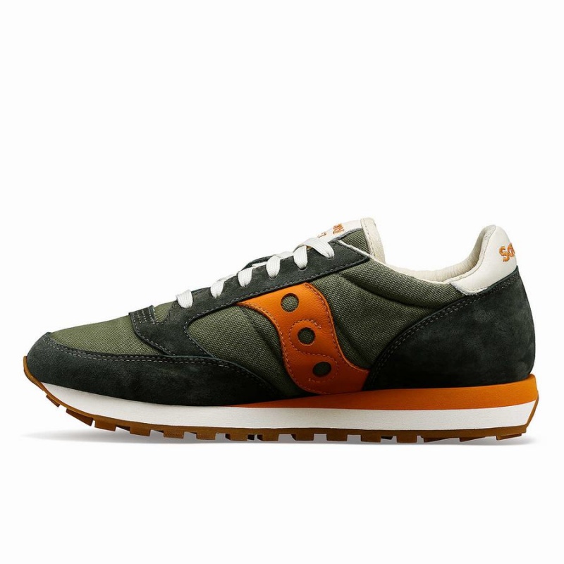 Olive / Orange Saucony Jazz Original Stonewash Women's Sneakers | Philippines S89657-R08