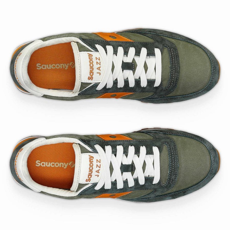 Olive / Orange Saucony Jazz Original Stonewash Women's Sneakers | Philippines S89657-R08