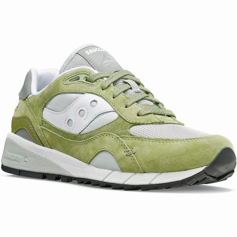 Olive / White Saucony Shadow 6000 Premium Women's Sneakers | Philippines S36401-V40