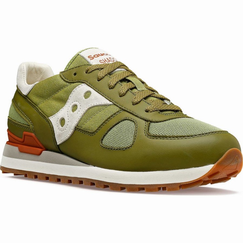 Olive / White Saucony Shadow Original Women's Sneakers | Philippines S54786-D45