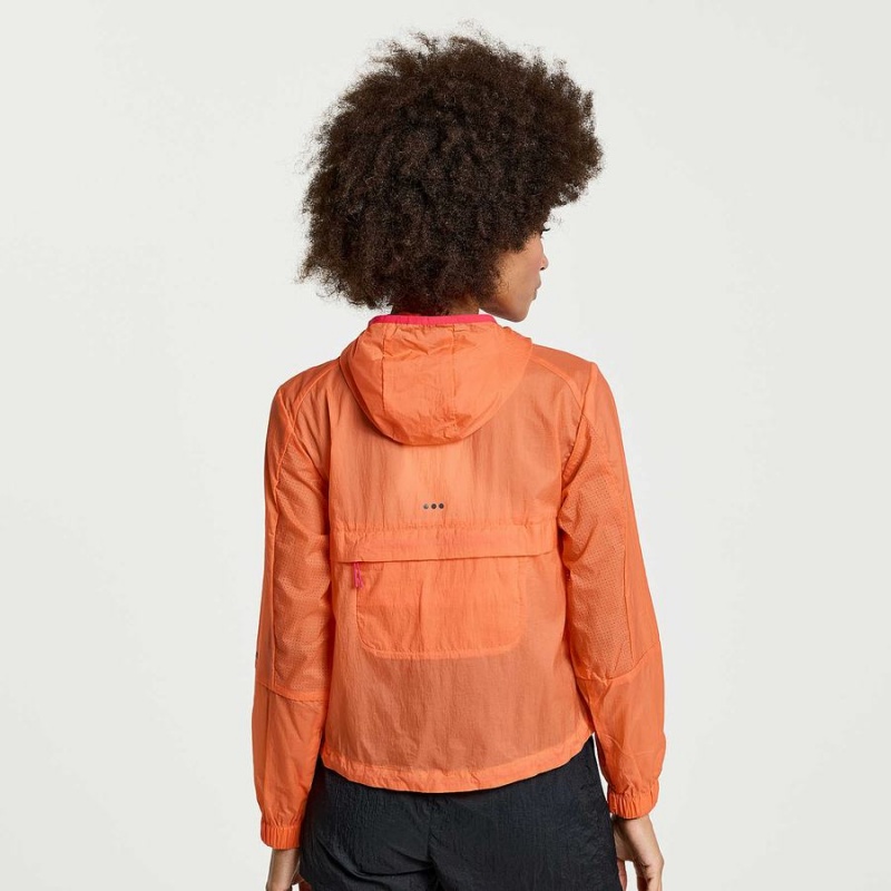 Orange Saucony Elevate Packaway Women's Jackets | Philippines S58304-E02